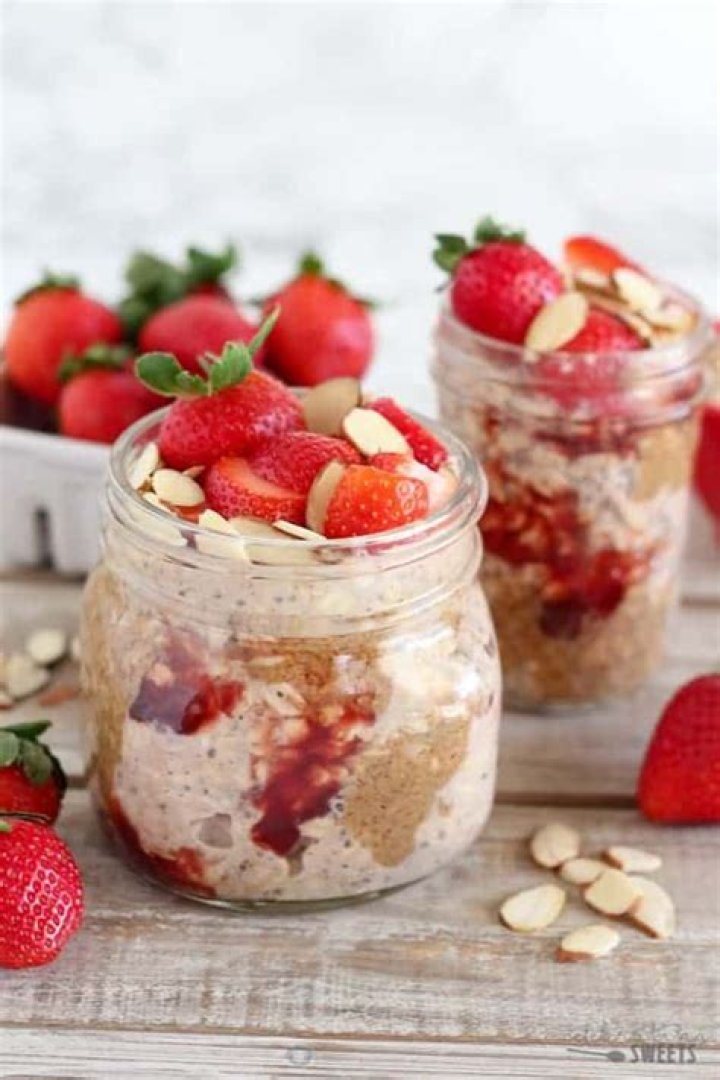 Strawberry Overnight Oats - Celebrating Sweets